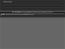 Tablet Screenshot of clous.com